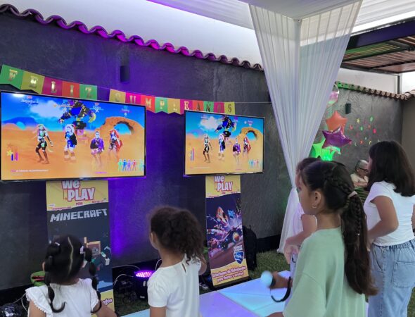 Justdance para cumpleaños niña gamer niño San Borja